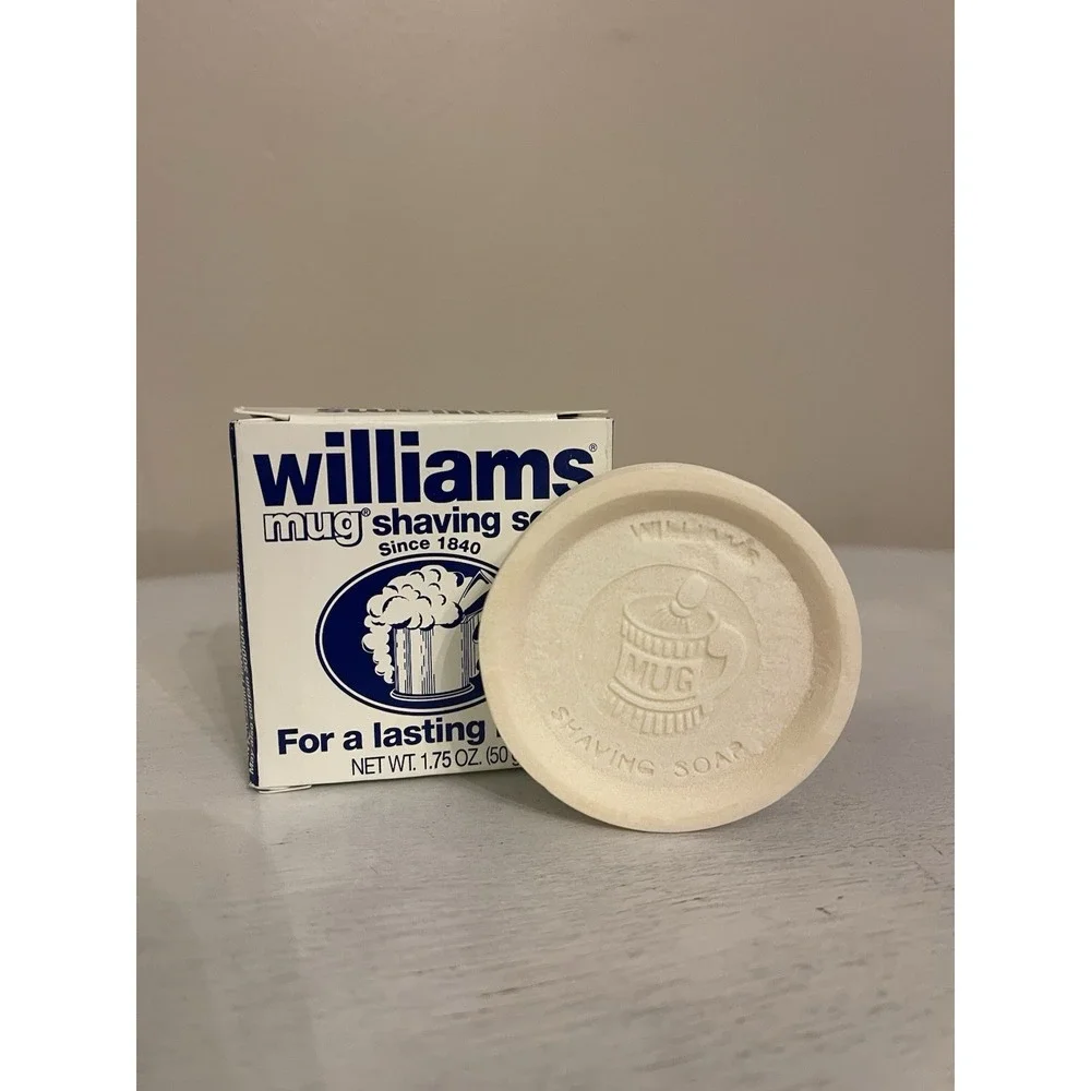 Williams Mug Shaving Soap 1.75 OZ Lasting Lather New Old‎ Stock